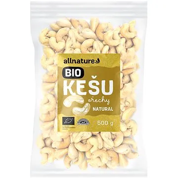 Allnature Kešu jádra BIO 500 g (13368V)