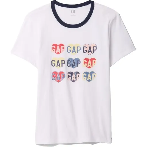 GAP GRAPHIC CREW Dámské tričko, bílá, velikost