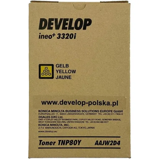 Develop TNP-80 AAJW2D4 žlutý (yellow) originální toner