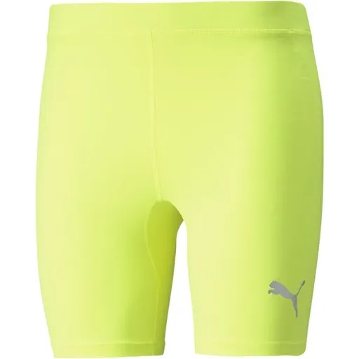 Puma LIGA BASELAYER SHORTS Pánské kraťasy, žlutá, velikost