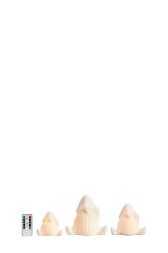 Markslöjd Miles bílá vánoční dekorace 3ks na dálkové ovládání