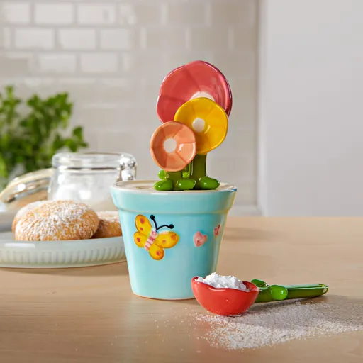 4 lžíce s květináčem