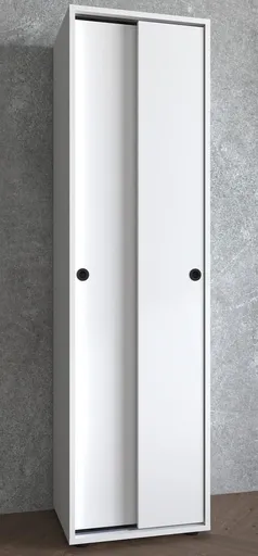 VCM Kancelářská skříň s posuvnými dveřmi Ulas 5-komorová, bílá