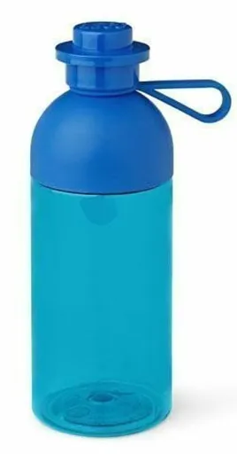 LEGO láhev transparentní - modrá