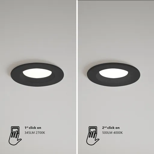 NORDLUX Tiaki vestavné svítidlo černá 49570103