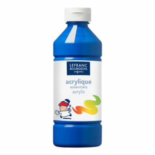 Akrylová barva Lefranc Education 500ml – 531 Primary Blue