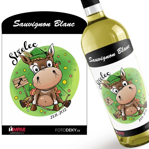 Víno Koňská znamení – střelec (Druh Vína: Bílé víno)