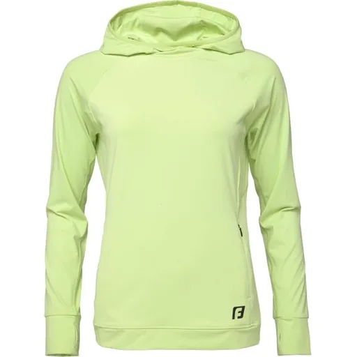 Fitforce NOSKANA Dámská fitness mikina, žlutá, velikost