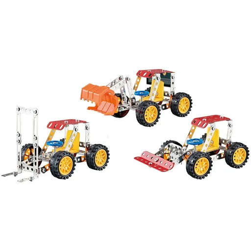 Alltoys Kovová stavebnice stavební stroj 122 dílků