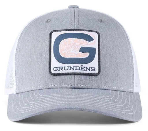 Grundéns kšiltovka g-shrimp trucker heather grey