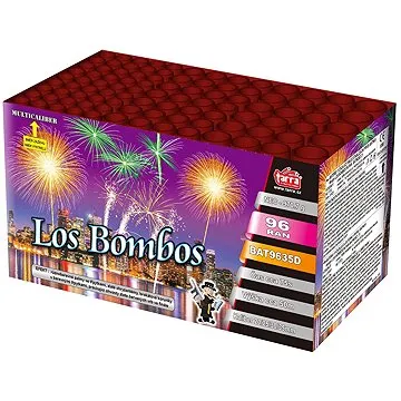 TARRA pyrotechnic Baterie výmetnic - los bombos, 96 ran, 2/1 - multikalibr (BAT9635D)