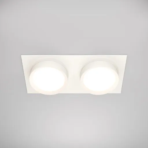 MAYTONI Vestavné svítidlo Hoop GX53x2 15W IP 20 DL086-02-GX53-SQ-W