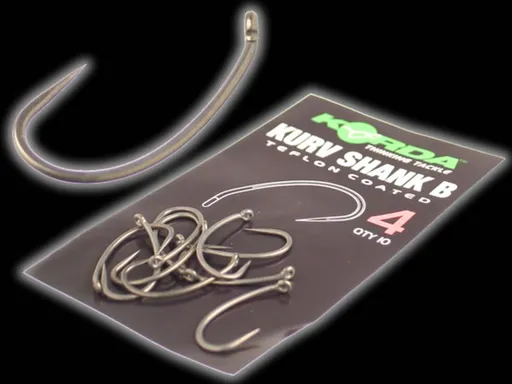 Korda Háčky Kurv Shank B (bez protihrotu) 10ks,Korda Háčky Kurv Shank B (bez protihrotu) 10ks