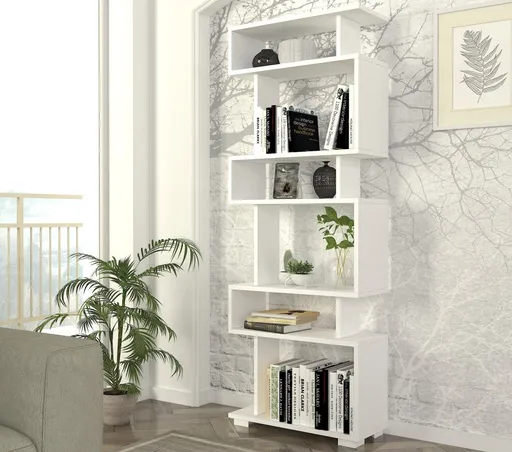 Knihovna Blok - White - POSLEDNÍ KUS