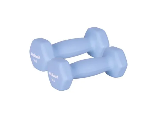 Sada činek z litiny a neoprenu HEX REBEL RBA-2330-1 2x1kg