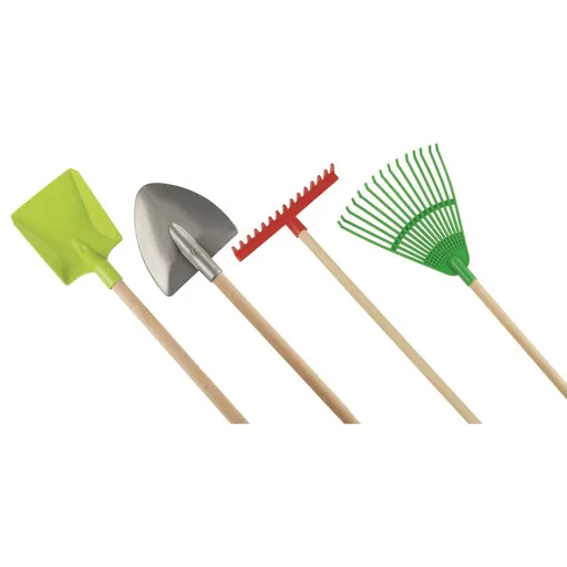 Dětské zahradní nářadí, sada 4 ks