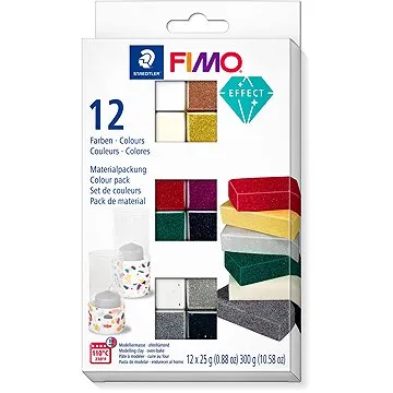FIMO efekt sada 12 barev 25g (4007817053461)