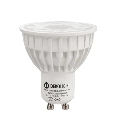Deko-Light LED žárovka - RF-smart, GU10, RF+Zigbee, 4 W, RGB+2700-6500 K, 25 st. 843532
