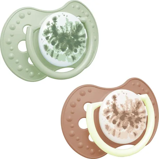 LOVI Dudlík silikonový dynamický Tie Dye 3 - 6m 2 ks holka