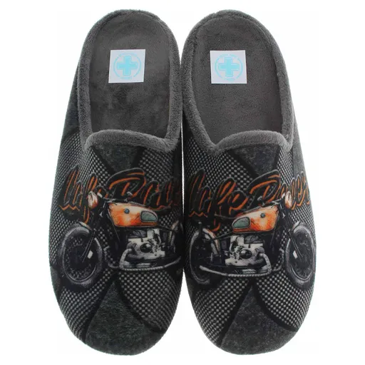 Pánské domácí pantofle Medi Line 150-025 gris 43