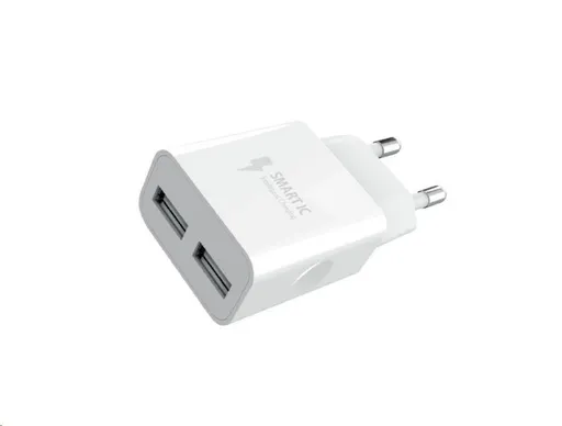 WG - Síťová nabíječka 2x USB-A 2, 4A, white