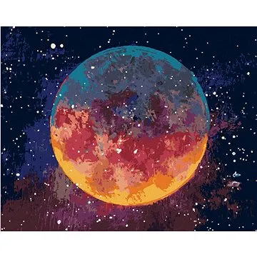 Fantasy měsíc, 80×100 cm, bez rámu a bez vypnutí plátna (6046202)