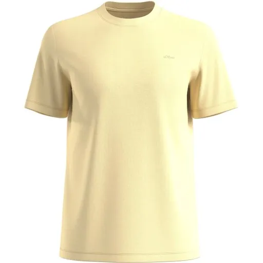 s.Oliver RL T-SHIRT Pánské tričko, žlutá, velikost