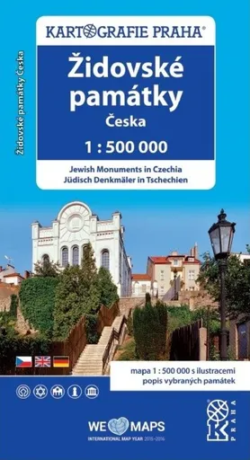 Židovské památky Česka/1:500 tis.(tematická mapa)