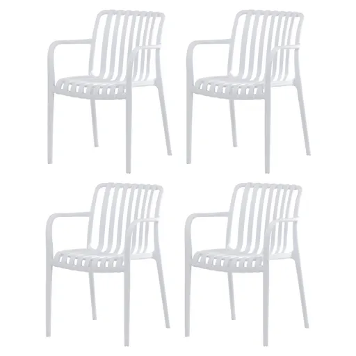 Sada jídelních židlí CT-X7029 WT, 4 ks