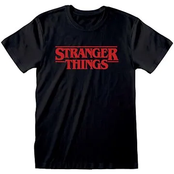 Stranger Things - Logo Black - tričko (GMERCHc1042nad)