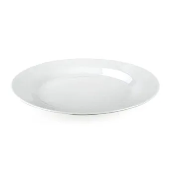 BANQUET Sada mělkých porcelánových talířů BASIC nedekor. 24 cm, 6 ks, bílé (60319502)