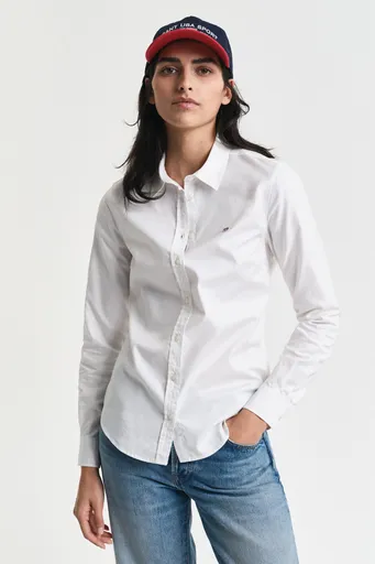 KOŠILE GANT SLIM STRETCH OXFORD SHIRT WHITE