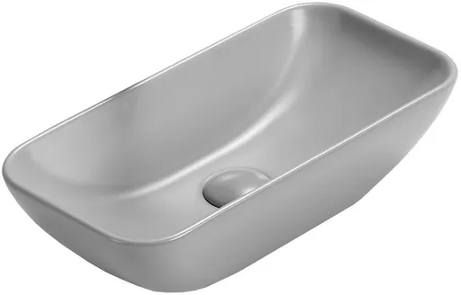 MEXEN Klara umyvadlo na desku 46 x 23, světle šedá mat 21564661