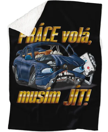 Deka Práce volá - automechanik (Podšití beránkem: ANO)