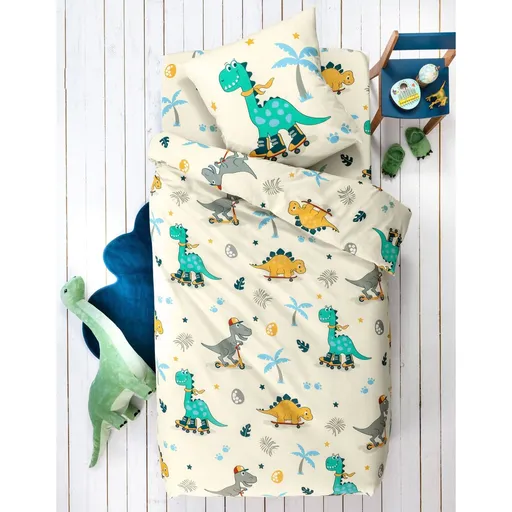 Dětské povlečení s motivem Dinoroul, bavlna