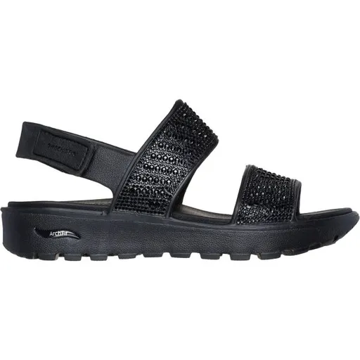 Skechers ARCH FIT FOOTSTEPS Dámské sandály, černá, velikost