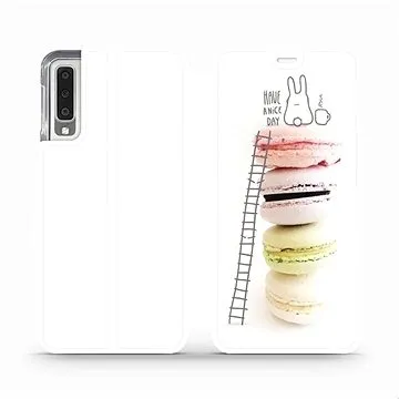 Flipové pouzdro na mobil Samsung Galaxy A7 2018 - M090P Makronky - have a nice day (5903226491803)