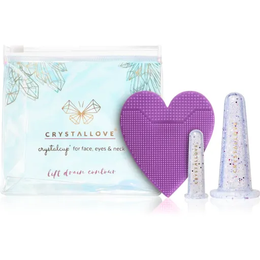 Crystallove Crystalcup sada pomůcek pro baňkování obličeje