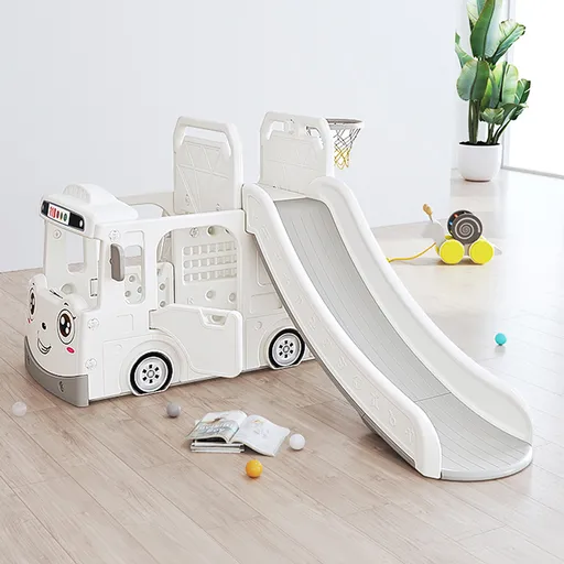 Dětská skluzavka inSPORTline Karosino bílá