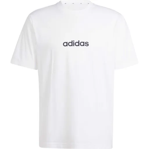 adidas ESSENTIALS LINEAR TEE Pánské tričko, bílá, velikost