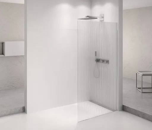 POLYSAN ARCHITEX CHROM sprchová zástěna 662, sklo Flute AXC70FL