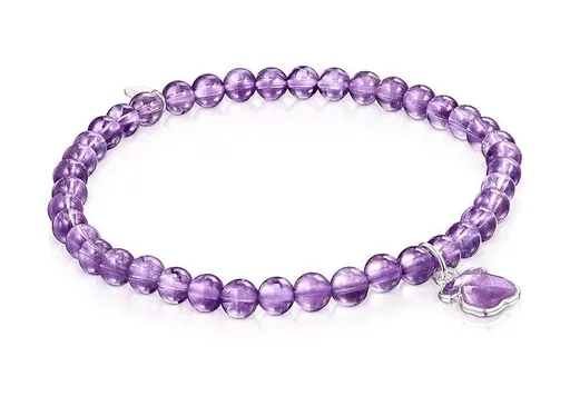 Tous Korálkový náramek s ametystem Icon Color 1003388000