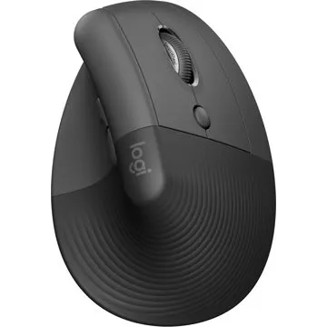 Logitech Lift Vertical Ergonomic Mouse for Business Graphite (910-006494)