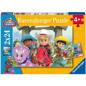 Ravensburger 055883 Dino Ranch 2x24 dílků  (4005556055883)