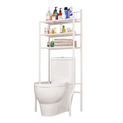 Regál nad toaletu REMIN, bílá