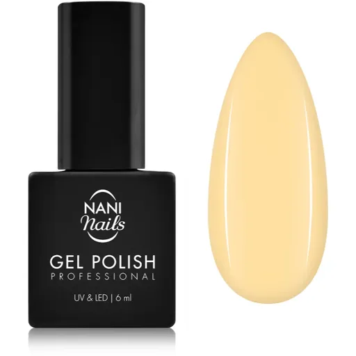 NaniNails NANI Professional gelový lak na nehty odstín Vanilla Pudding 6 ml