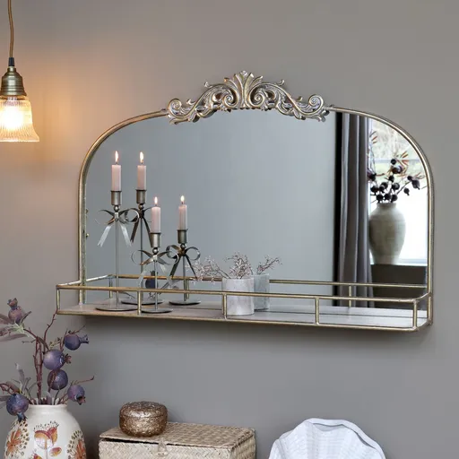 Hnědá umělá dekorace sušená květina hortenzie - 15*15*47 cm Clayre & Eef