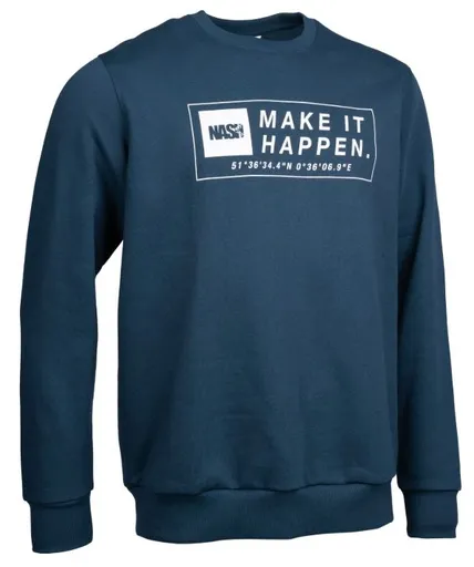 Nash mikina make it happen coordinates jumper navy blue - s