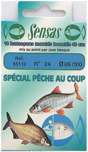 Sensas Hotový návazec Match Crystal Bronze 40cm 10ks - vel.18/0,10mm,Sensas Hotový návazec Match Crystal Bronze 40cm 10ks - vel.18/0,10mm