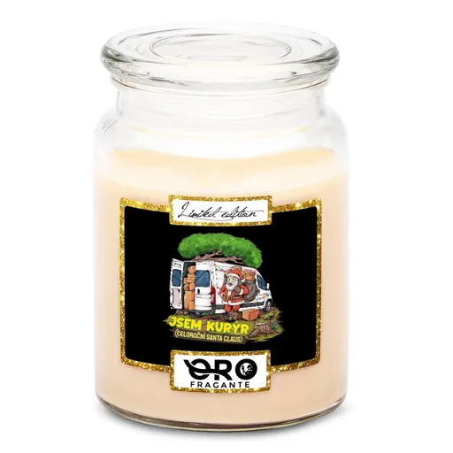 Svíčka Celoroční kurýr (Vůně svíčky: Vanilka)